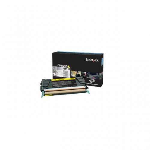 toner jaune Lexmark C746A2YG LX-T746Y