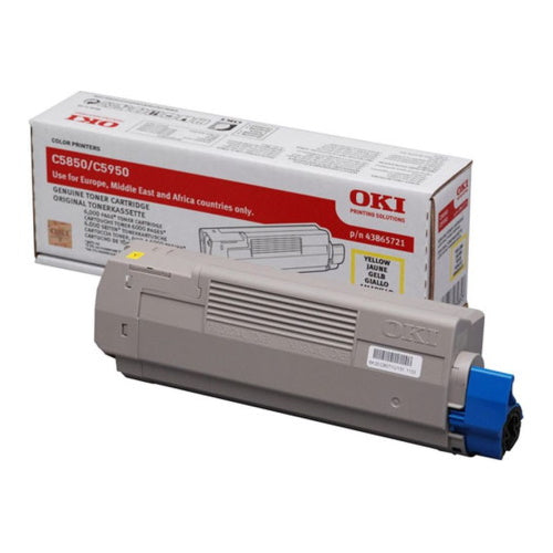 toner jaune Oki OK-T5850Y OK-T5850Y