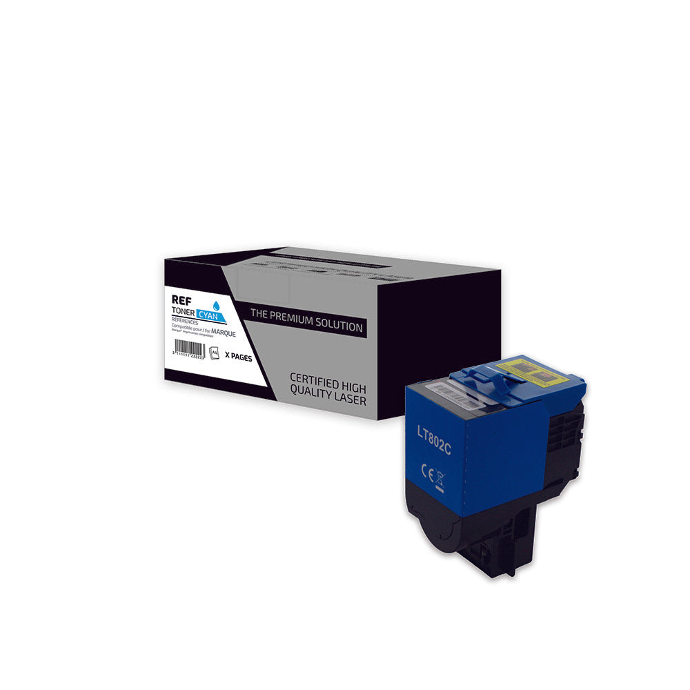 toner cyan Lexmark LT802C L1-LT802C