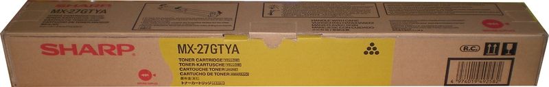 toner jaune Sharp MX27GTYA SH-T27Y