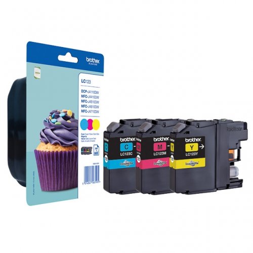 cartouche cyan Brother KLC123CMY BR-KLC123CMY