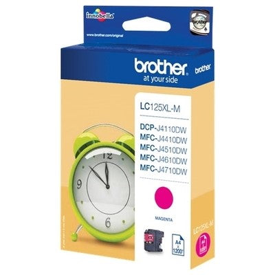 cartouche magenta Brother LC125XLM BR-ULC125XLM
