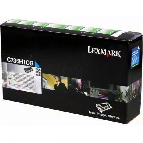 toner cyan Lexmark LX-T736HCR LX-T736HCR