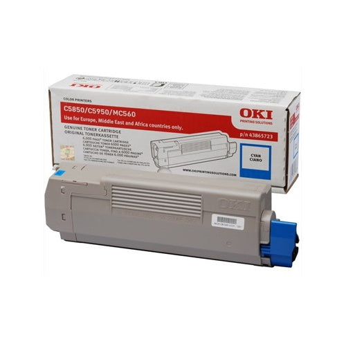 toner cyan Oki OK-T5850C OK-T5850C