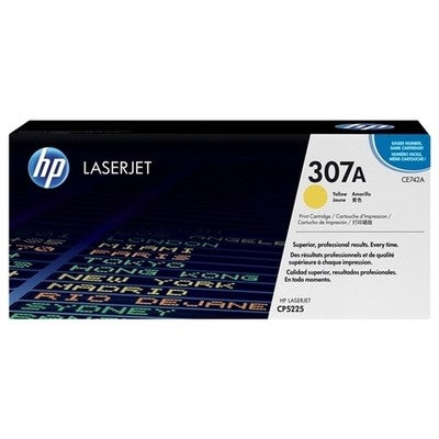 toner jaune Hp CE742A HP-T742A