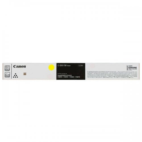 toner jaune Canon EXV58 CA-TCEXV58Y