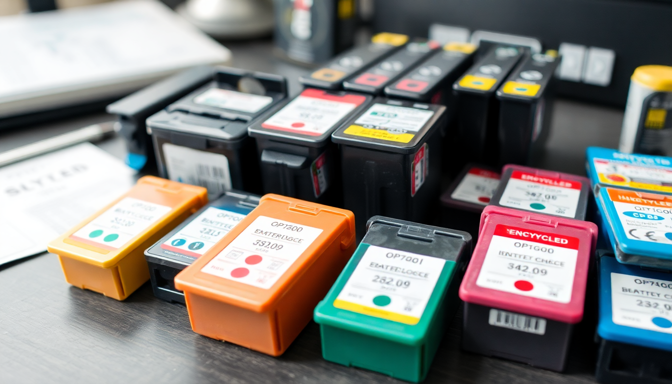 Comment Choisir des Cartouches d'Encre Recyclées pour Réduire vos Coûts d'Impression en 2025 : Guide Pratique et Écoresponsable