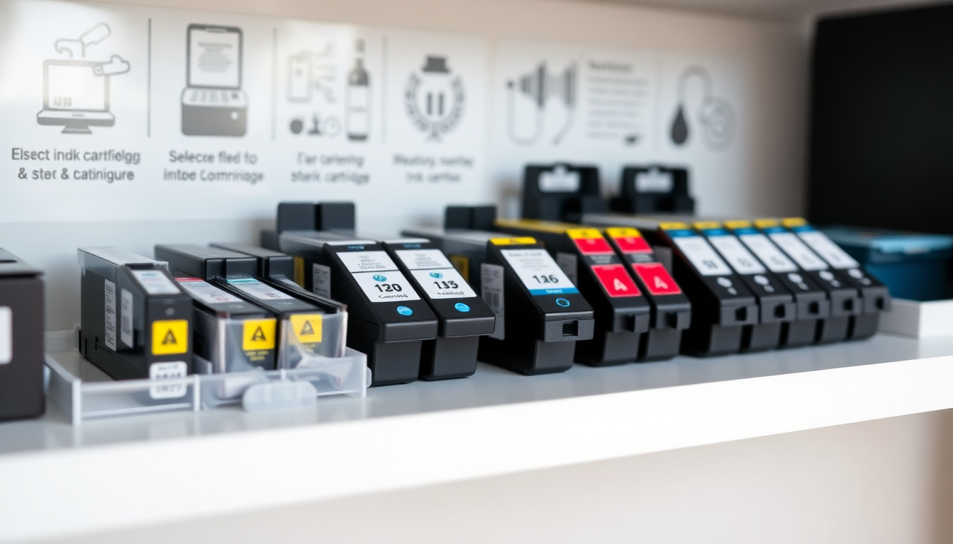 Comment stocker ses cartouches d'encre correctement ?