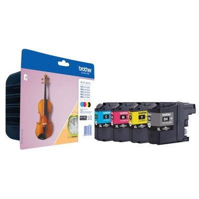 Brother KLC127XL/LC125XL Pack x 4 original LC127XLVALBP - Black Cyan Magenta Yellow