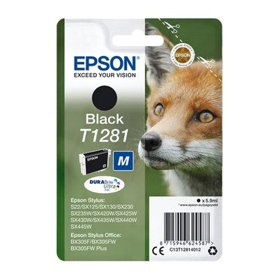 Epson E1281 Original cartridge C13T12814011 - Black