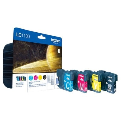 Brother B1100 Pack x 4 original LC1100VALBP - Black Cyan Magenta Yellow