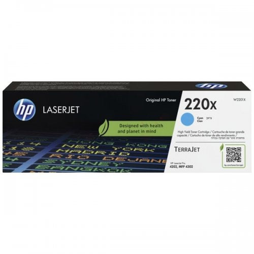 Hp 220X - Genuine Toner W2201X, 220X - Cyan