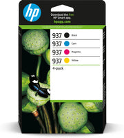 hp H937 - cartouches d'encre authentiques 6C400NE - Black, Cyan, Magenta, Yellow