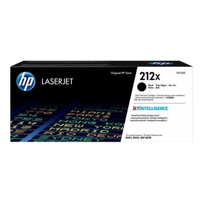 Hp 212X - Toner authentique W2120X, 212X - Black