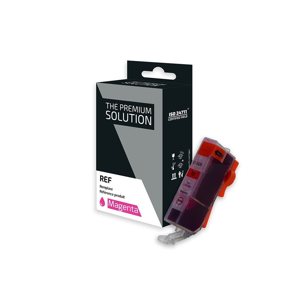 Canon C526M Cartridge compatible with CLI-526M, 4542B001 - Magenta