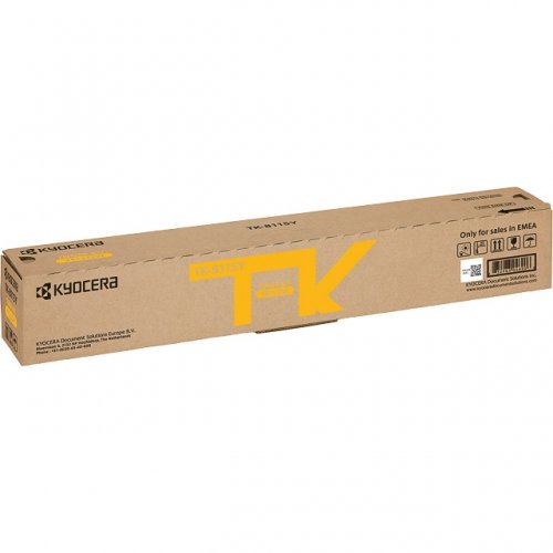 Kyocera Mita TK-8115 - Genuine toner 1T02P3ANL0, TK-8115 - Yellow